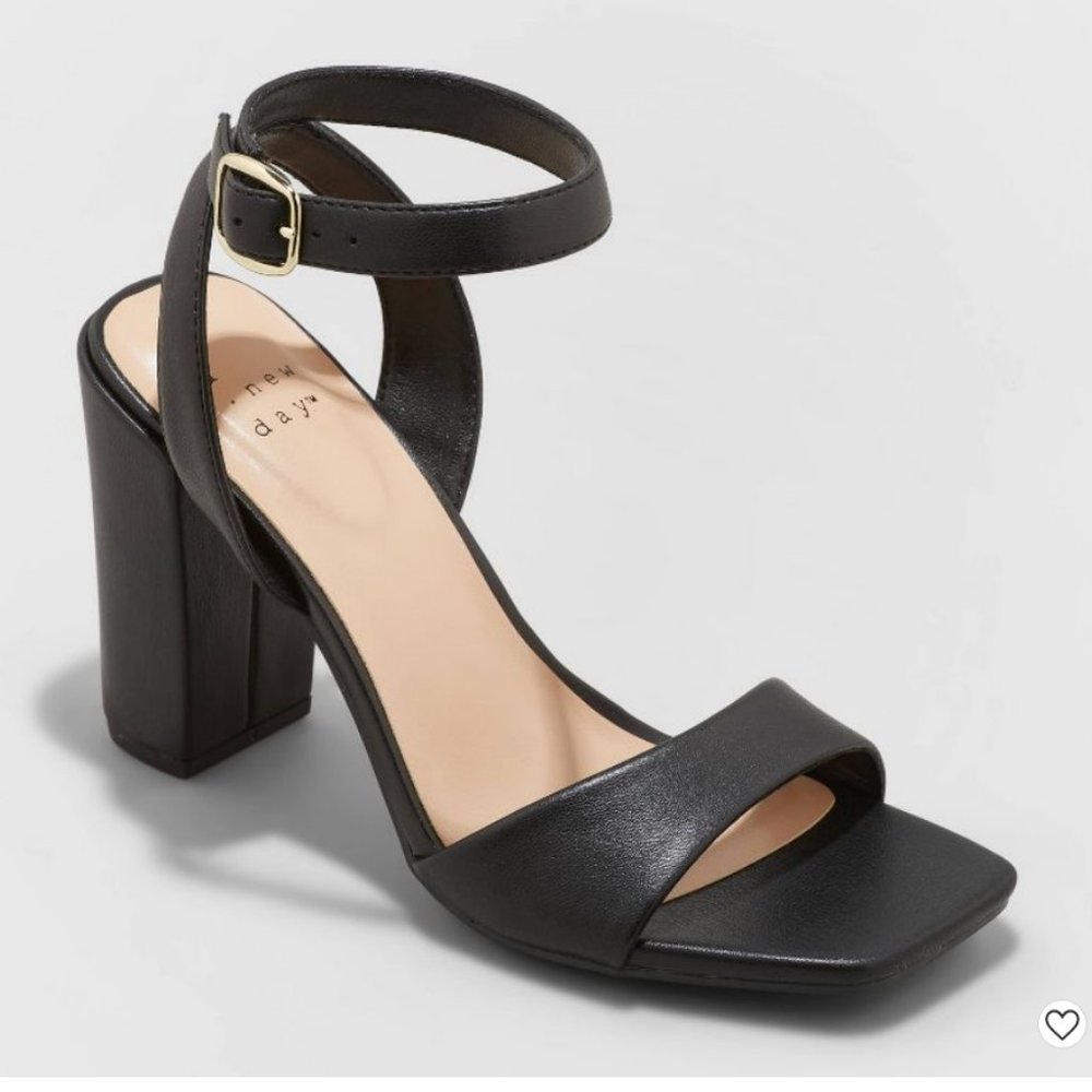 Women's Sal Heels - A New Day™ Target Black Heels